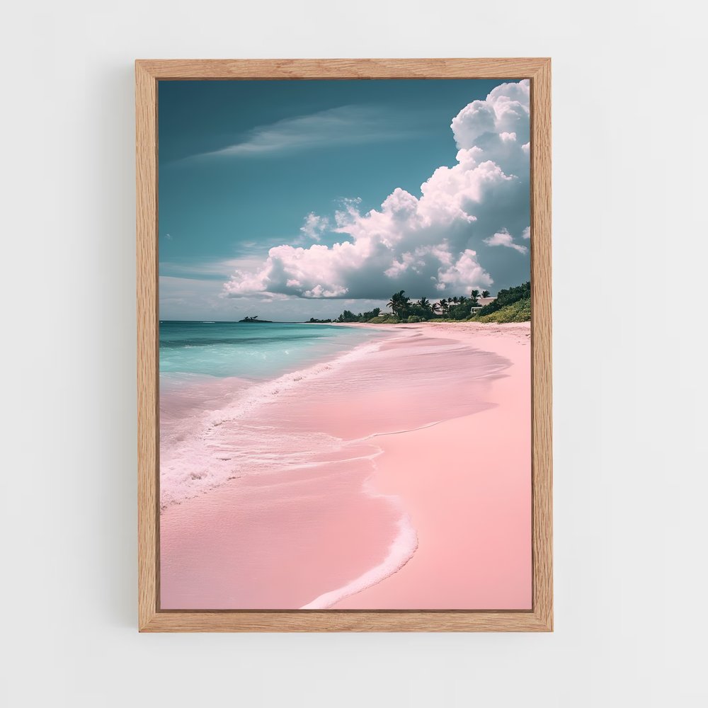 ap-pink sands beach-3 cadre Bois clair