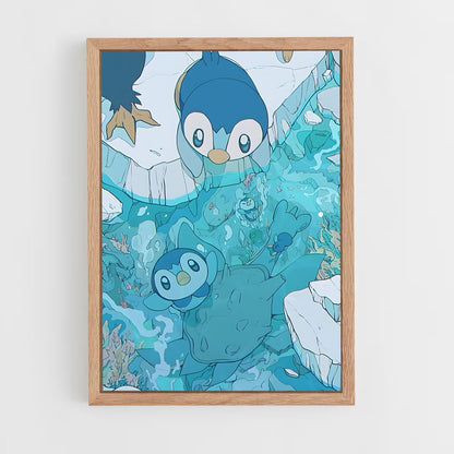 ap-piplup-1 cadre Bois clair