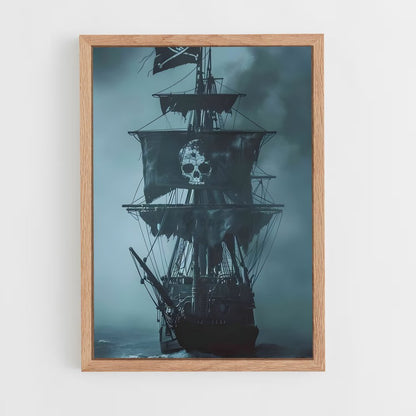 ap-pirate ship-6 cadre Bois clair