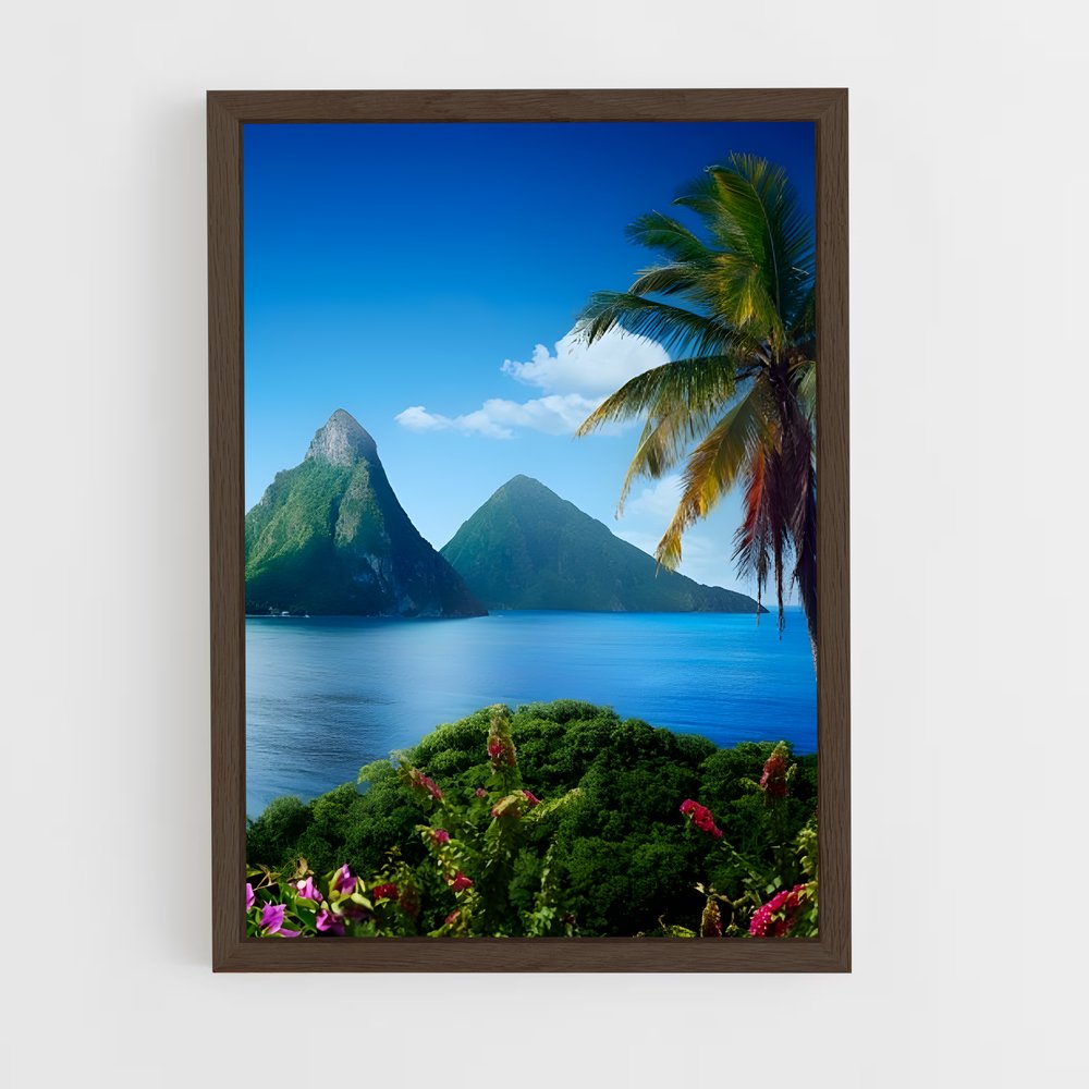 ap-pitons unesco site-3 cadre Bois foncé
