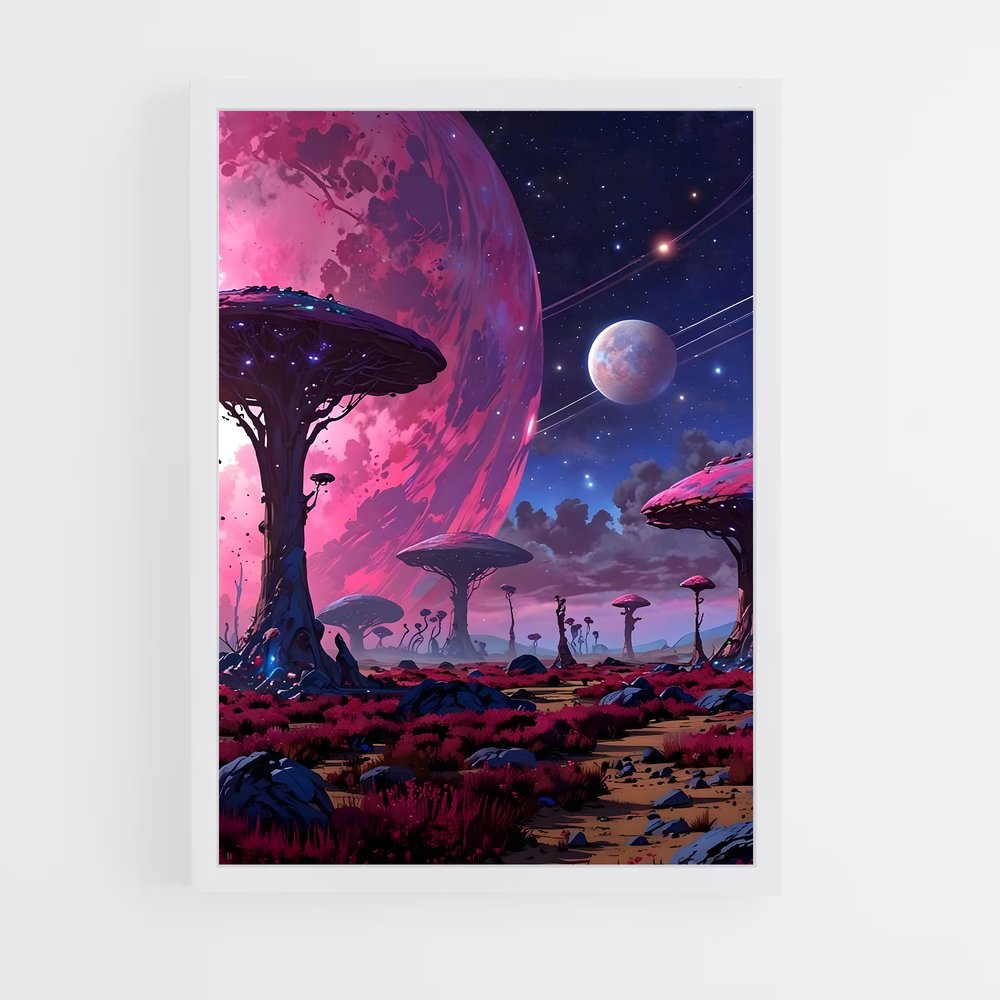 ap-planet landscapes-4 cadre Blanc