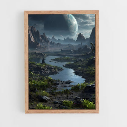 ap-planet landscapes-5 cadre Bois clair