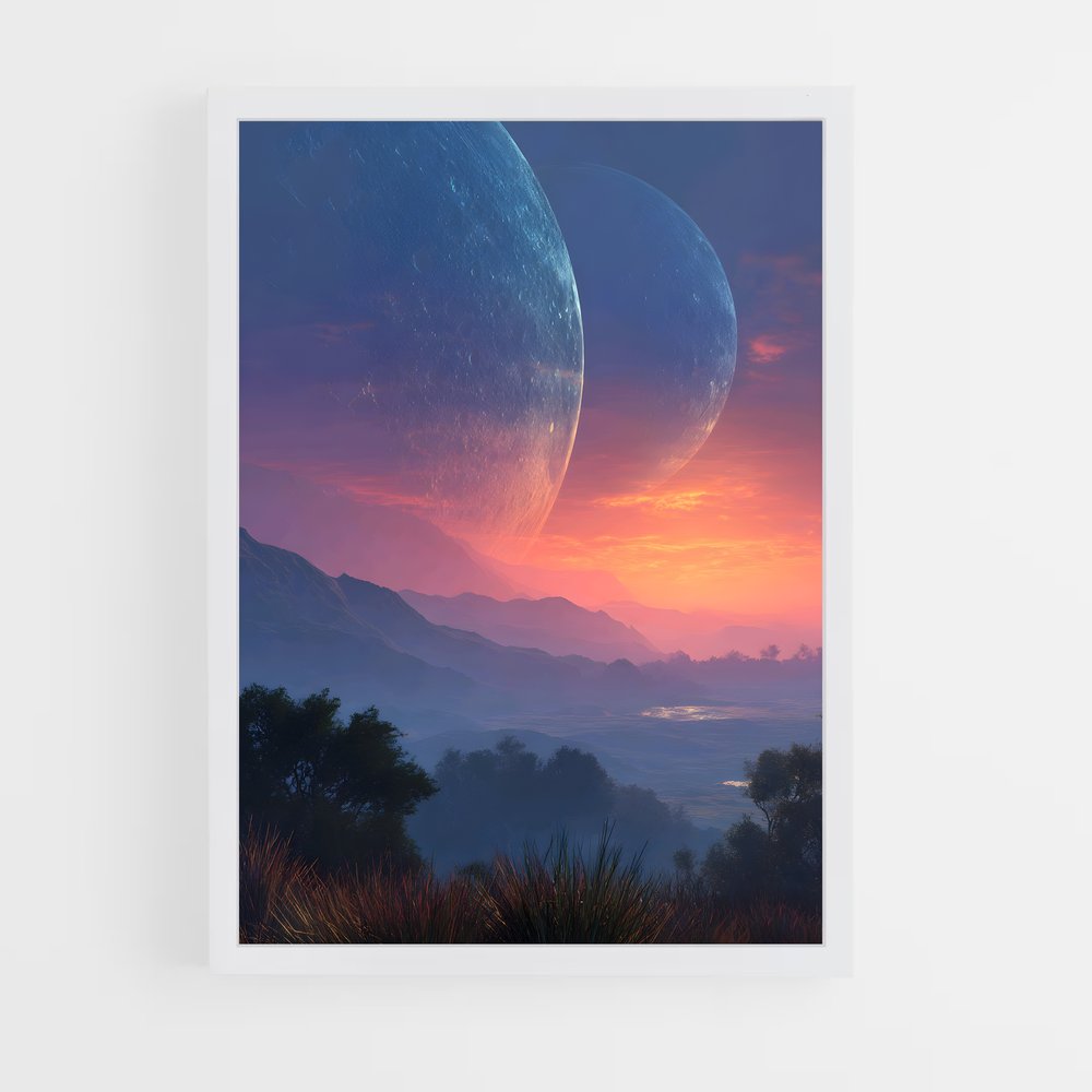 ap-planet landscapes-8 cadre Blanc