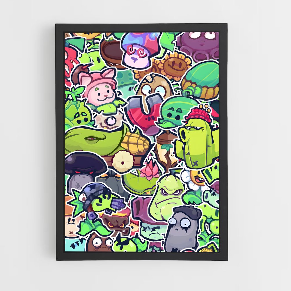 ap-plants vs zombies-1 cadre Noir