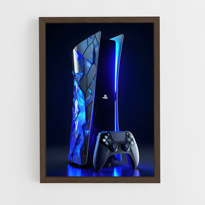ap-playstation-1 cadre Bois foncé