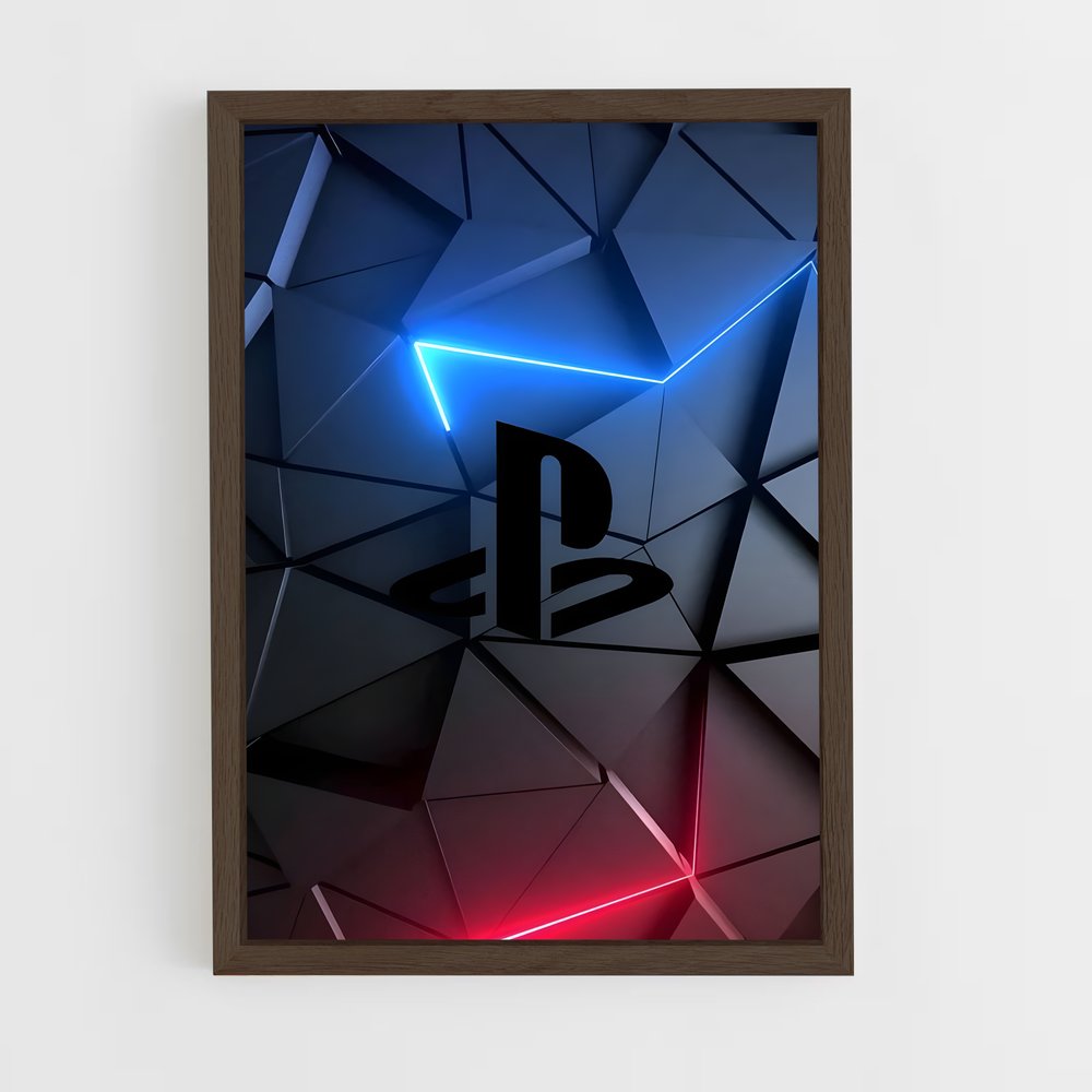 ap-playstation-2 cadre Bois foncé