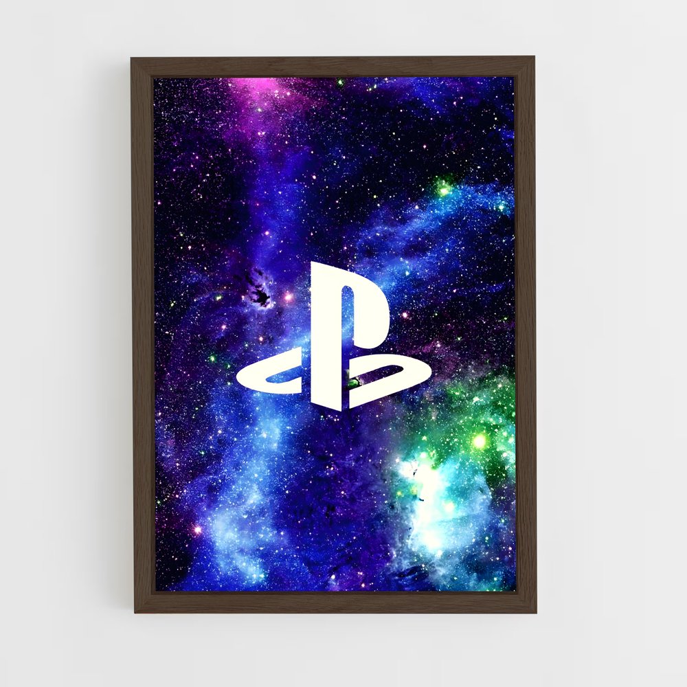 ap-playstation-4 cadre Bois foncé