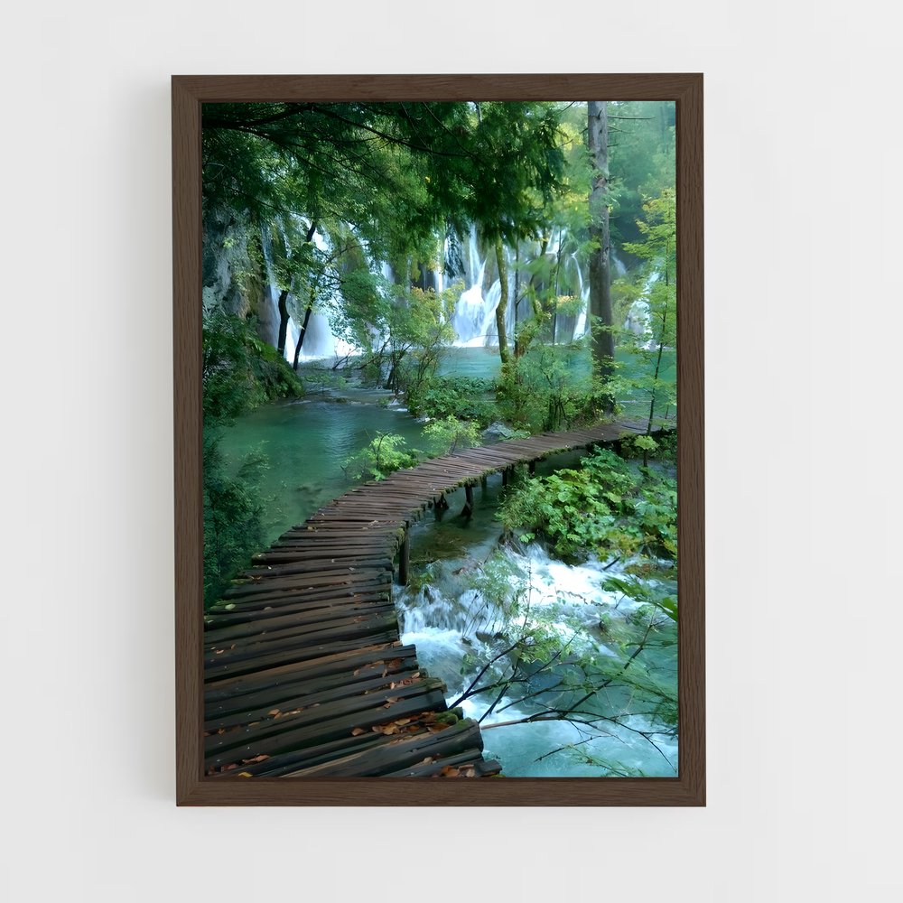 ap-plitvice lakes-4 cadre Bois foncé