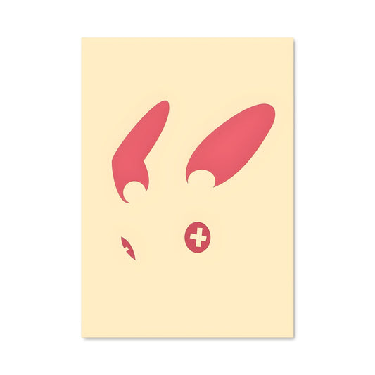 Poster Tête de Lapin