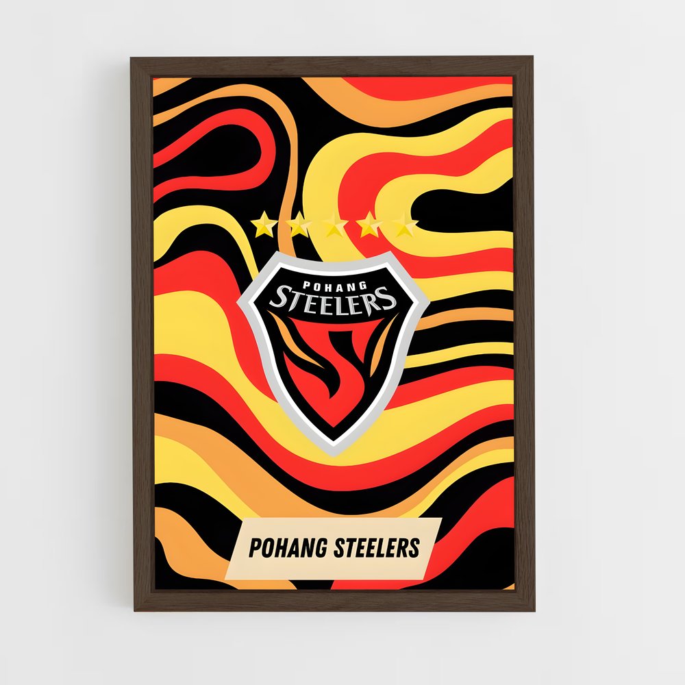 ap-pohang steelers-1 cadre Bois foncé