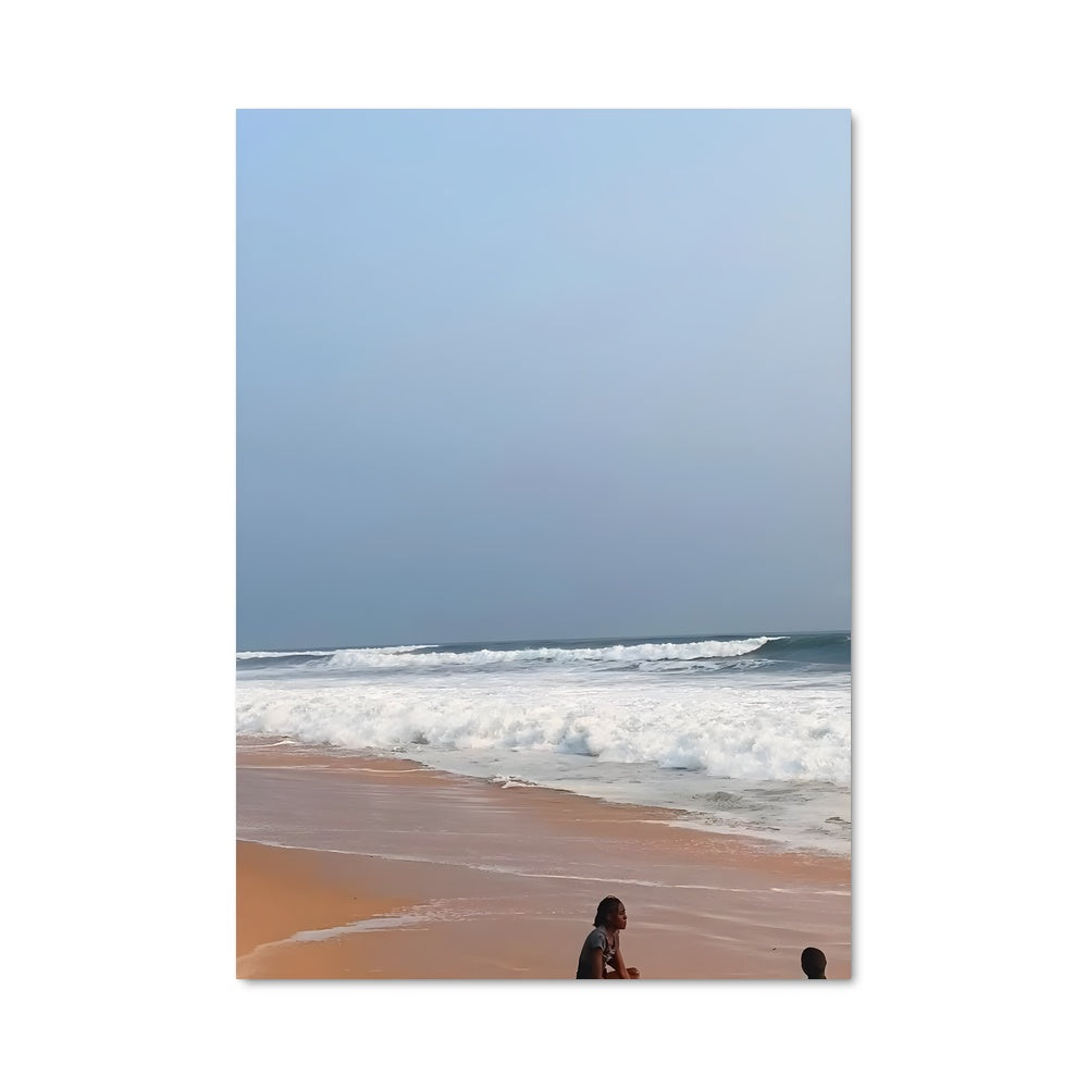 Poster Plage en Équipe