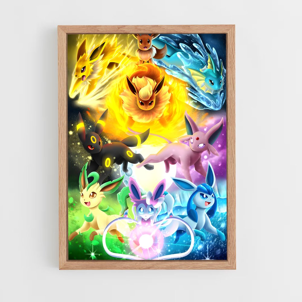 ap-pokemon-14 cadre Bois clair