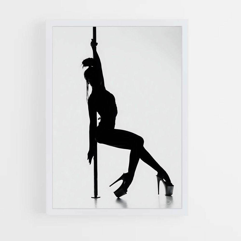 ap-pole dancing-10 cadre Blanc