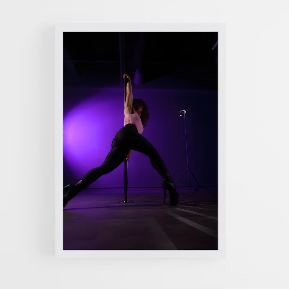 ap-pole dancing-4 cadre Blanc