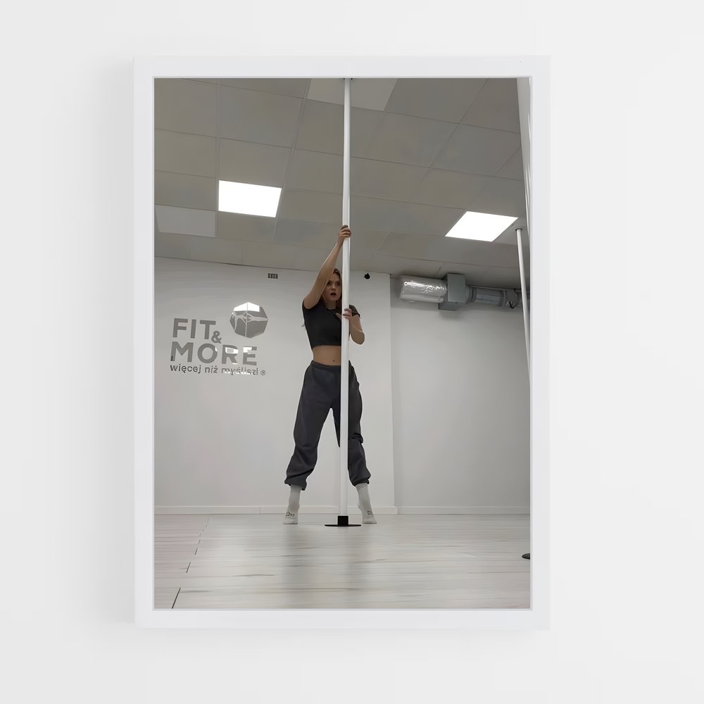ap-pole dancing-9 cadre Blanc