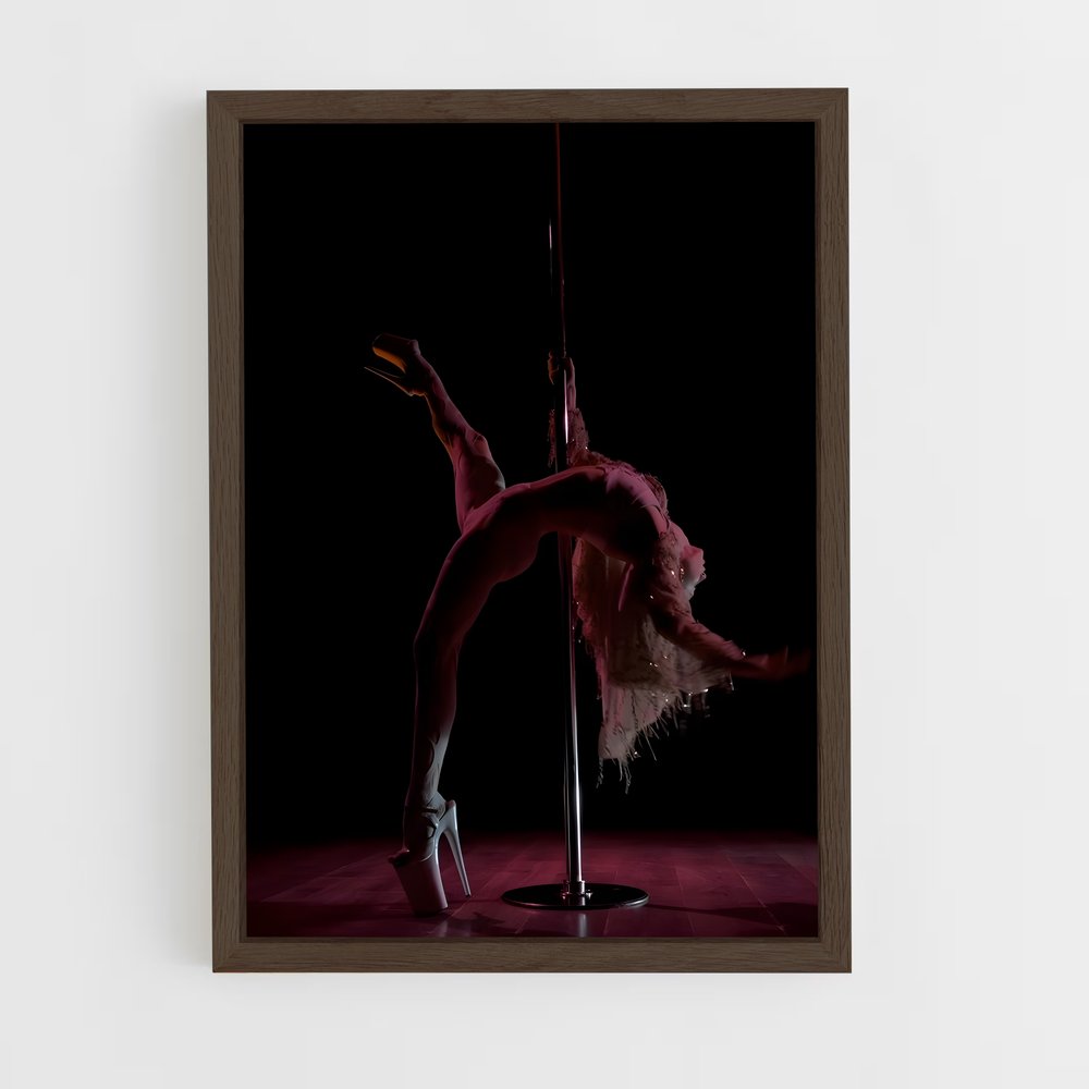 ap-pole theatre world-5 cadre Bois foncé