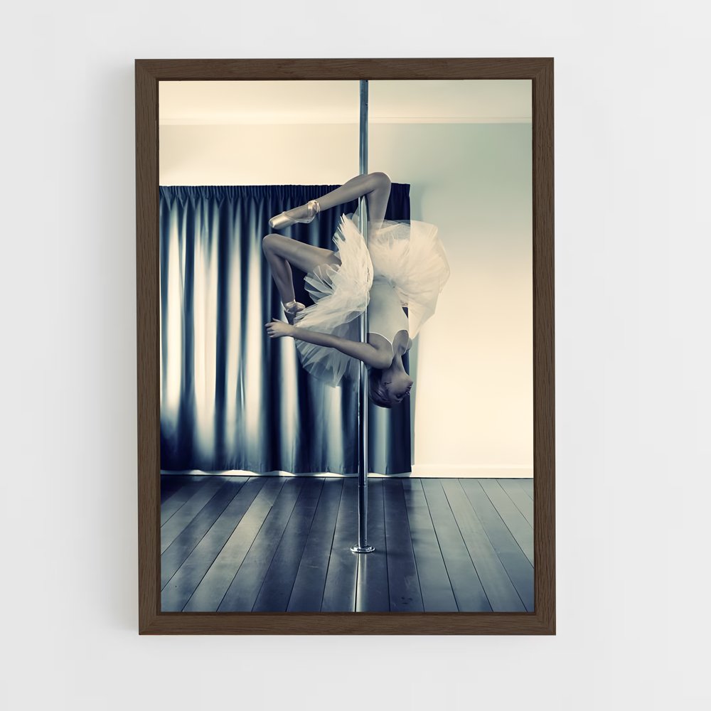 ap-pole theatre world-7 cadre Bois foncé