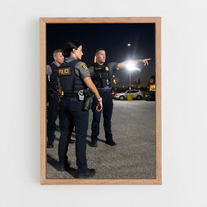 ap-police officer-1 cadre Bois clair