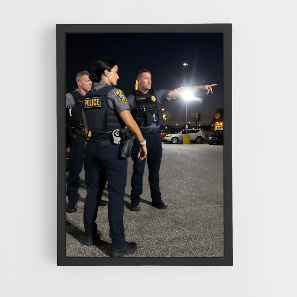 ap-police officer-1 cadre Noir