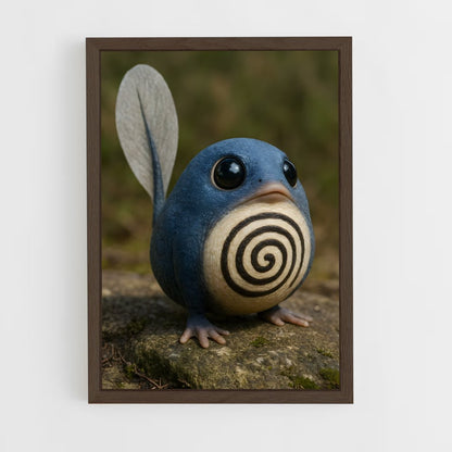 ap-poliwag-1 cadre Bois foncé
