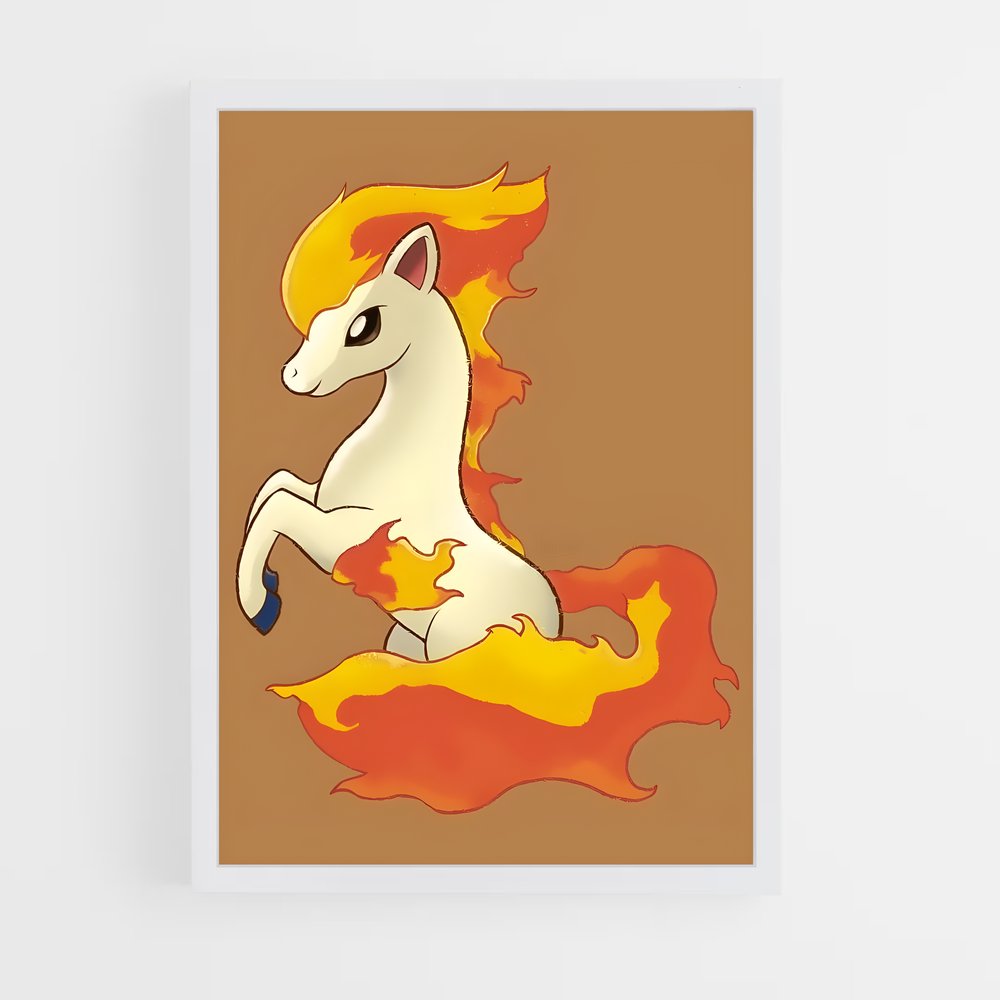 ap-ponyta-1 cadre Blanc