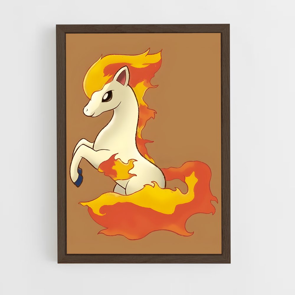 ap-ponyta-1 cadre Bois foncé