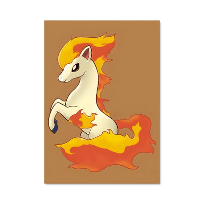 Poster Flamme de Licorne