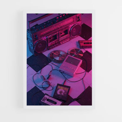 ap-pop music-1 cadre Blanc