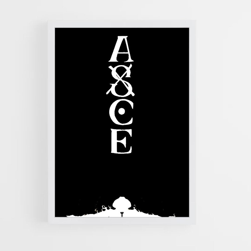 ap-portgas d ace-9 cadre Blanc