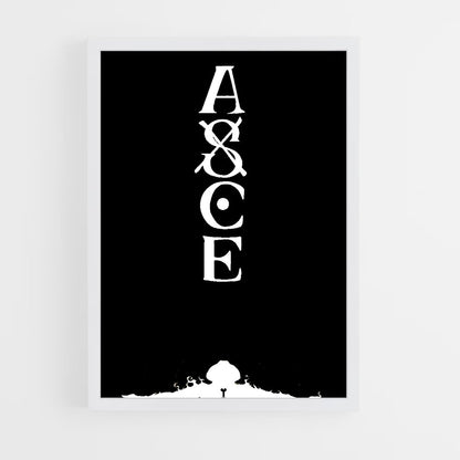 ap-portgas d ace-9 cadre Blanc