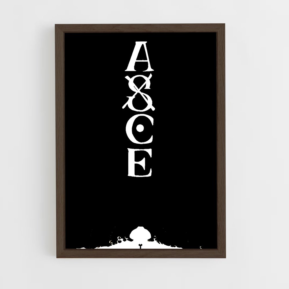 ap-portgas d ace-9 cadre Bois foncé