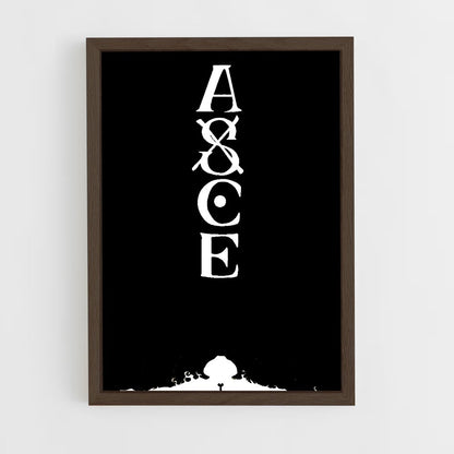 ap-portgas d ace-9 cadre Bois foncé