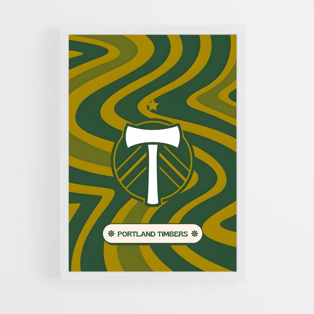 ap-portland timbers-5 cadre Blanc