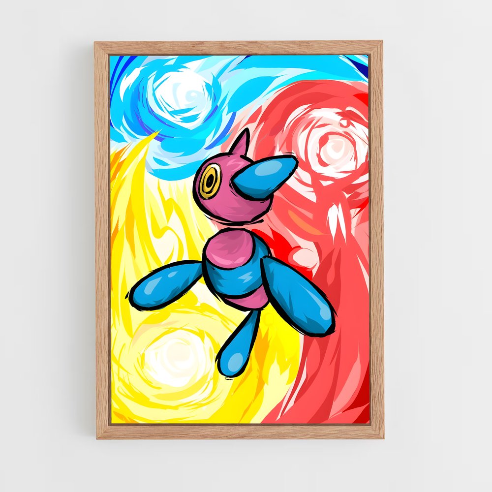 ap-porygon-2 cadre Bois clair