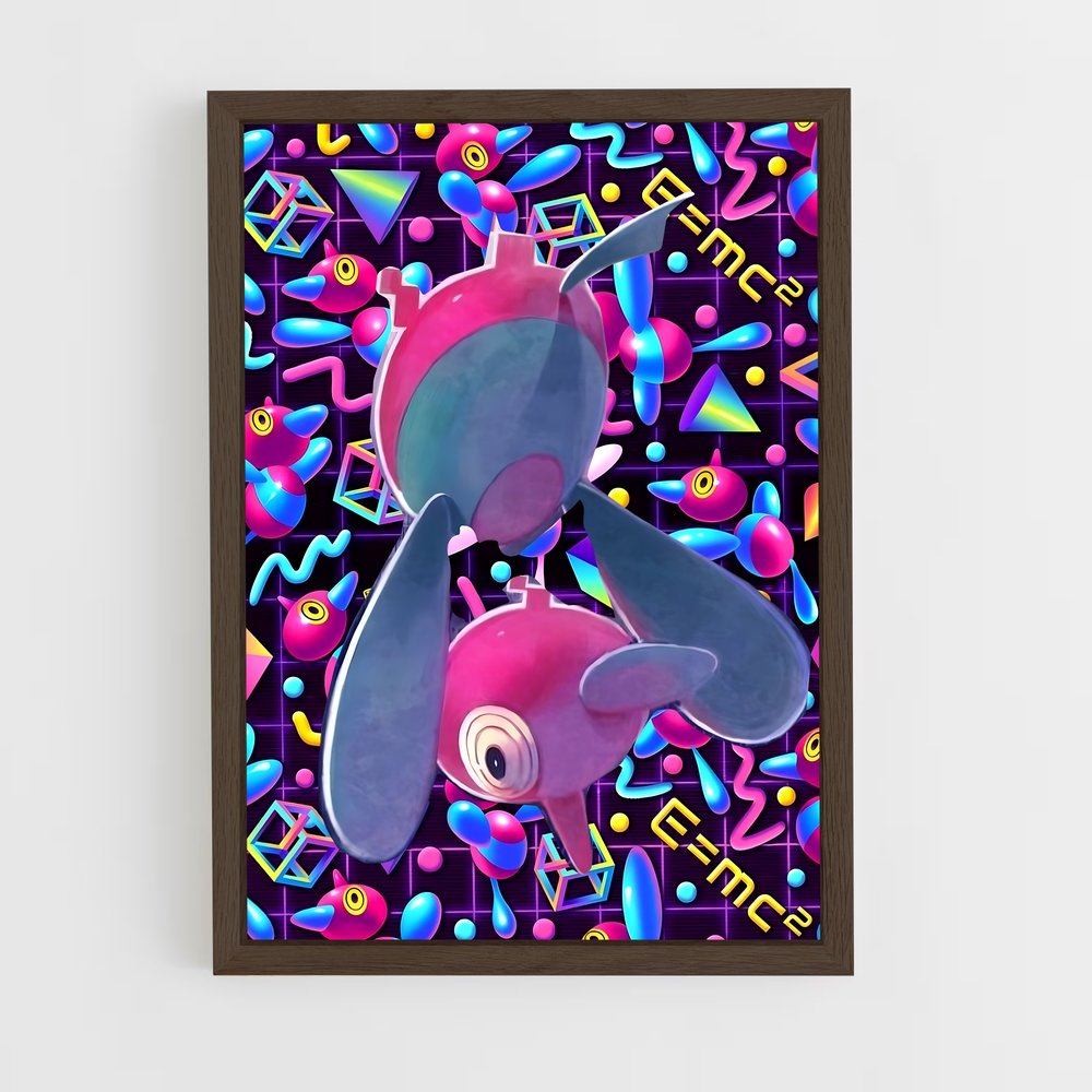 ap-porygon-z-1 cadre Bois foncé
