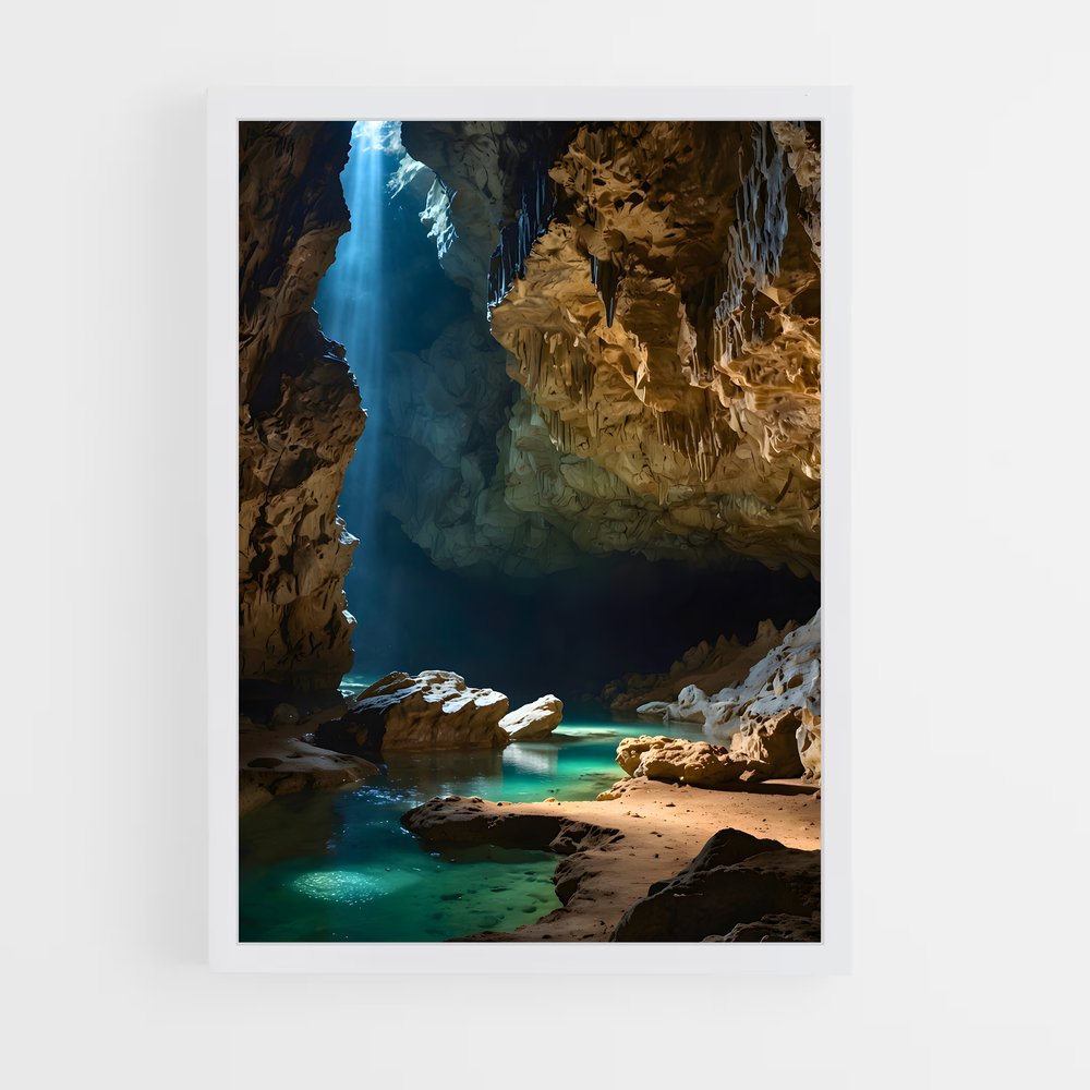 ap-postojna cave-1 cadre Blanc