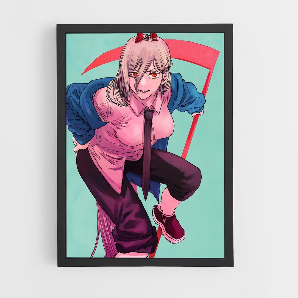 ap-power chainsaw man-2 cadre Noir