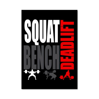 Poster Squat Mastery