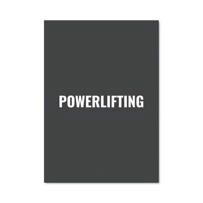 Poster Powerlifting 66724