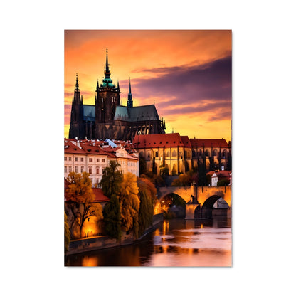 Poster Ciel d'Orange