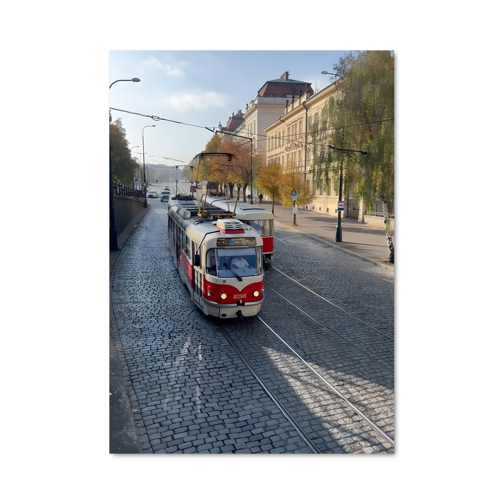 Poster Prague tram 81734