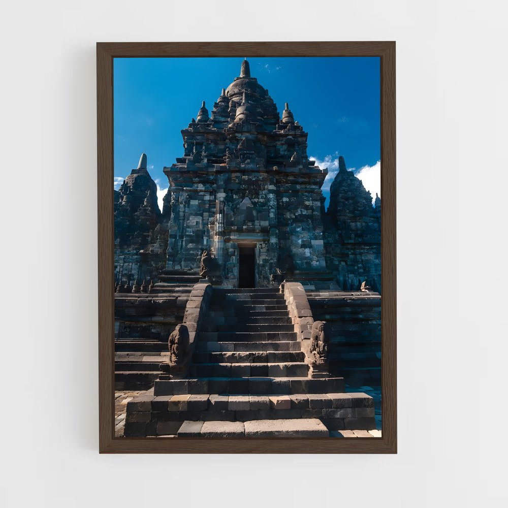 ap-prambanan-4 cadre Bois foncé