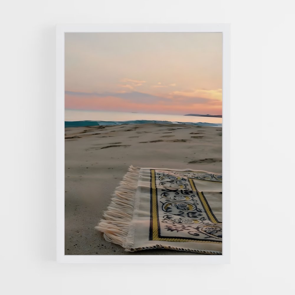ap-prayer mat-14 cadre Blanc