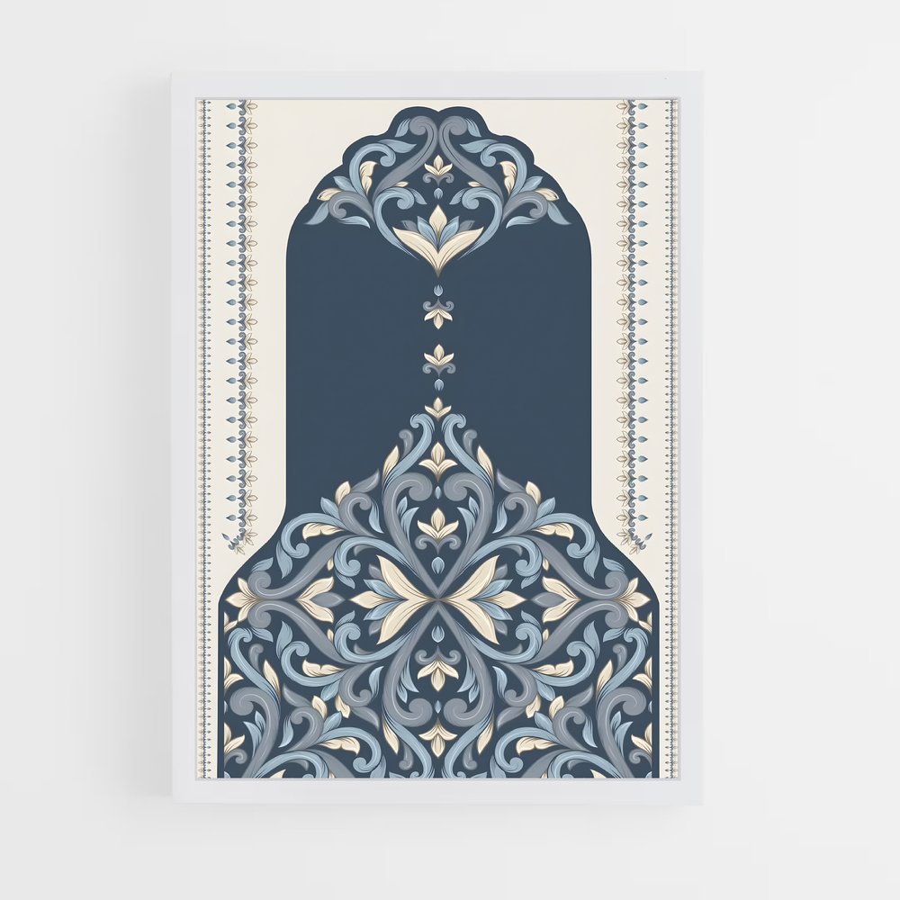 ap-prayer mat-4 cadre Blanc
