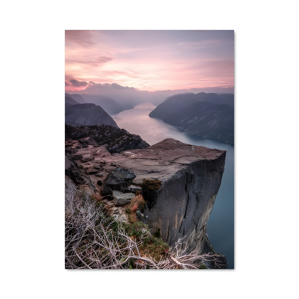 Poster Reflet de Preikestolen