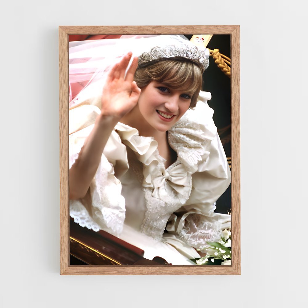 ap-princess diana-10 cadre Bois clair