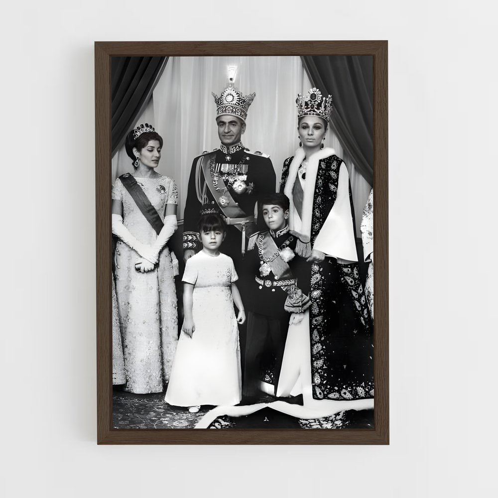 ap-princess farahnaz pahlavi-3 cadre Bois foncé