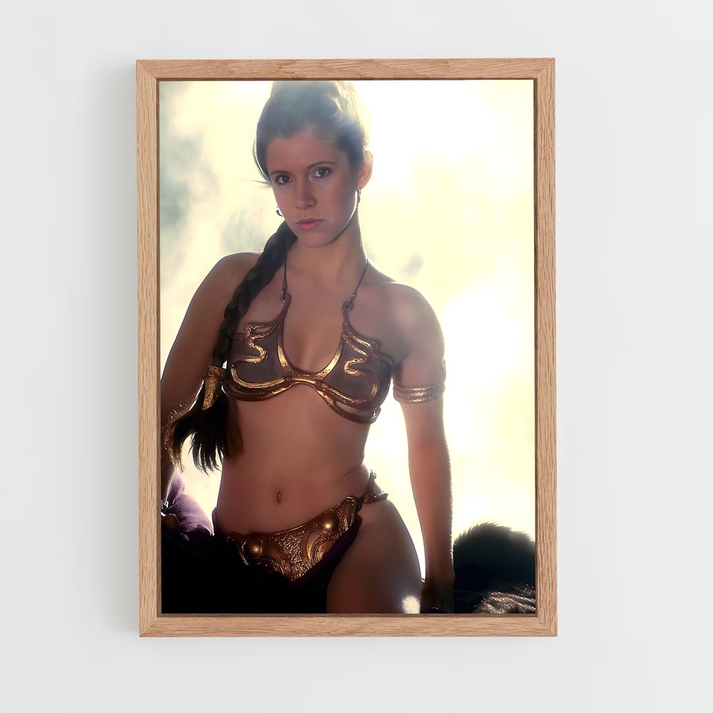 ap-princess leia-6 cadre Bois clair