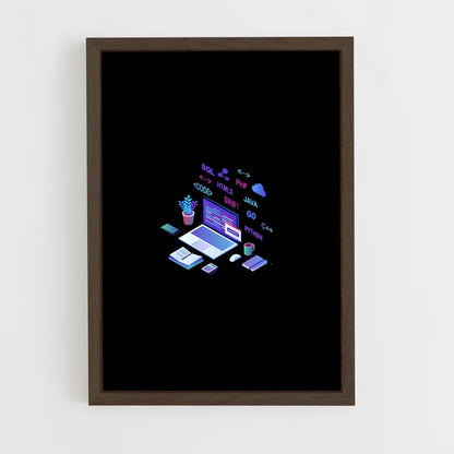 ap-programmer-6 cadre Bois foncé
