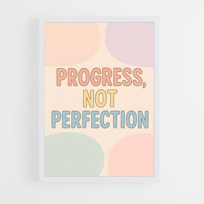 ap-progress not perfection-7 cadre Blanc